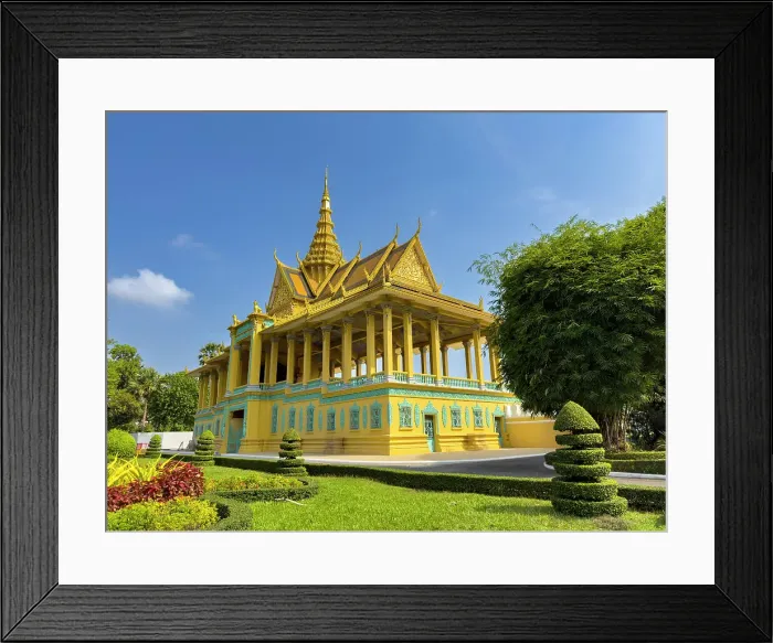 Framed Print : Exterior view of the Royal Palace grounds in Phnom Penh, Cambodia, Indochina, Southeast Asia, Asia Framed Print : Exterior view of the Royal Palace grounds in Phnom Penh, Cambodia, Indochina, Southeast Asia, Asia