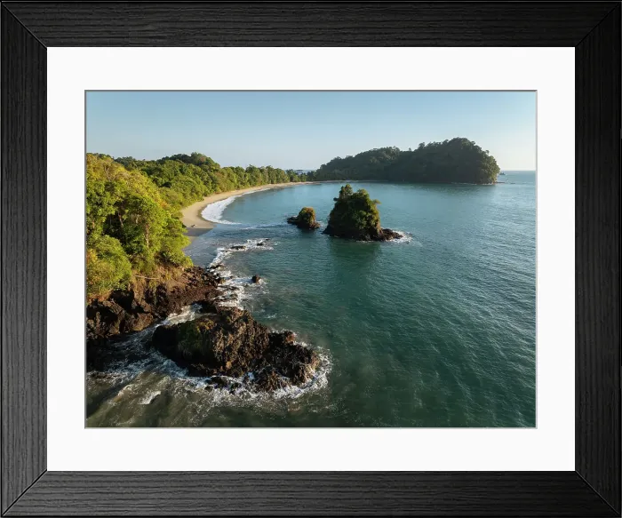 Framed Print : Manuel Antonio Beach, Manuel Antonio National Park, Puntarenas Province, Costa Rica, Central America