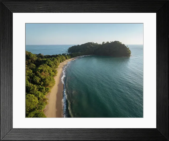Framed Print : Manuel Antonio Beach, Manuel Antonio National Park, Puntarenas Province, Costa Rica, Central America