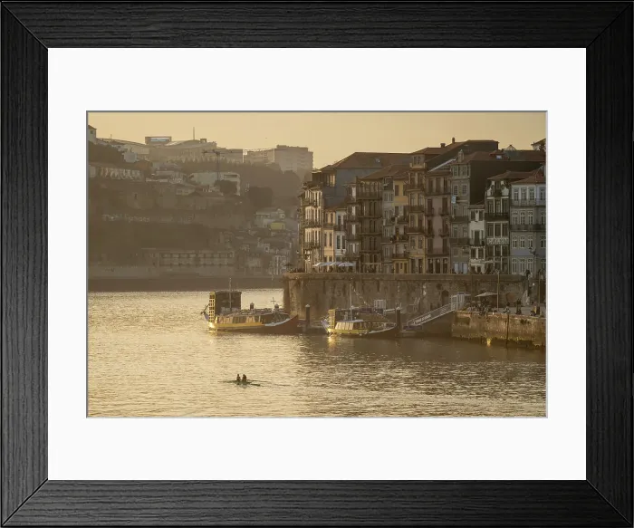 Framed Print : River Douro at sunset, Porto, Porto District, Norte, Portugal, Europe Framed Print : River Douro at sunset, Porto, Porto District, Norte, Portugal, Europe
