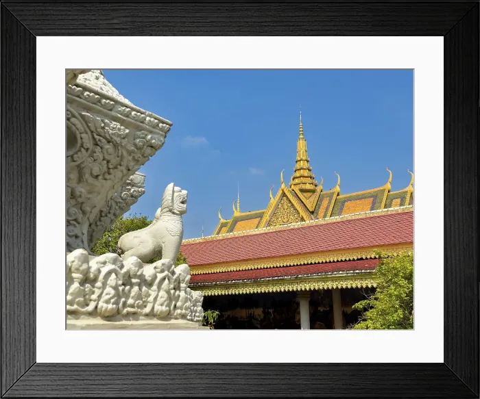 Framed Print : Exterior view of a stupa inside the Royal Palace grounds in Phnom Penh, Cambodia, Indochina, Southeast Asia, Asia Framed Print : Exterior view of a stupa inside the Royal Palace grounds in Phnom Penh, Cambodia, Indochina, Southeast Asia, Asia