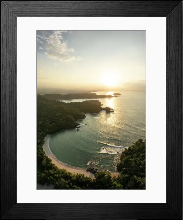 Framed Print : Manuel Antonio Beach, Manuel Antonio National Park, Puntarenas Province, Costa Rica, Central America