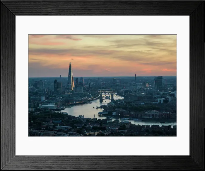 Framed Print : The Shard and River Thames, London, England, United Kingdom, Europe Framed Print : The Shard and River Thames, London, England, United Kingdom, Europe