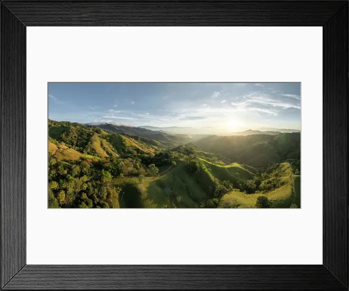 Framed Print : Aerial view of mountains, Alajuela Province, Costa Rica, Central America Framed Print : Aerial view of mountains, Alajuela Province, Costa Rica, Central America