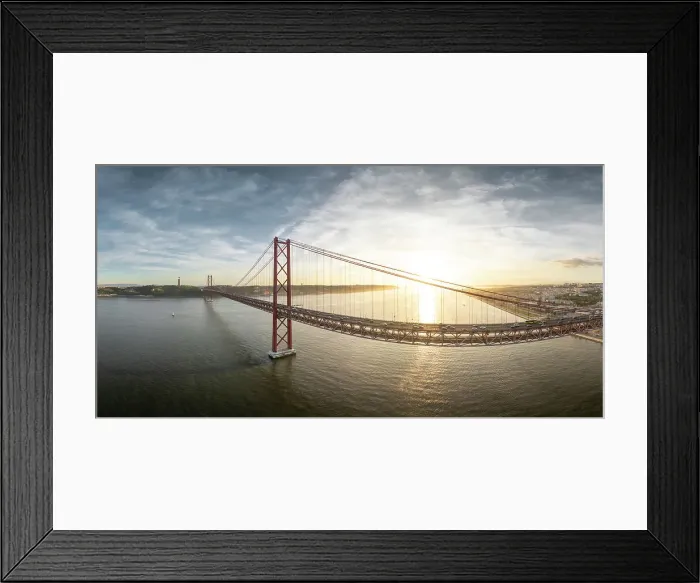 Framed Print : Ponte 25 de Abril Bridge over the Tagus River in Lisbon, Portugal, Europe Framed Print : Ponte 25 de Abril Bridge over the Tagus River in Lisbon, Portugal, Europe
