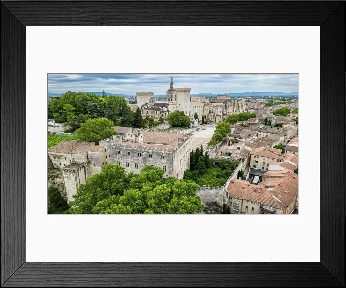 Framed Print : Aerial of the historic city and the Palace of the Popes, Avignon, UNESCO World Heritage Site, Vaucluse, Provence-Alpes-Cote d'Azur, France, Europe Framed Print : Aerial of the historic city and the Palace of the Popes, Avignon, UNESCO World Heritage Site, Vaucluse, Provence-Alpes-Cote d'Azur, France, Europe