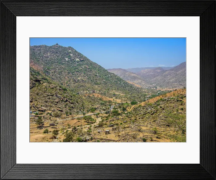 Framed Print : The highlands of Eritrea near Keren, Eritrea, Africa Framed Print : The highlands of Eritrea near Keren, Eritrea, Africa
