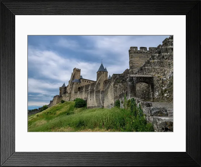 Framed Print : Cite de Carcassonne citadel, UNESCO World Heritage Site, Carcassonne, Aude, Occitania, France, Europe Framed Print : Cite de Carcassonne citadel, UNESCO World Heritage Site, Carcassonne, Aude, Occitania, France, Europe