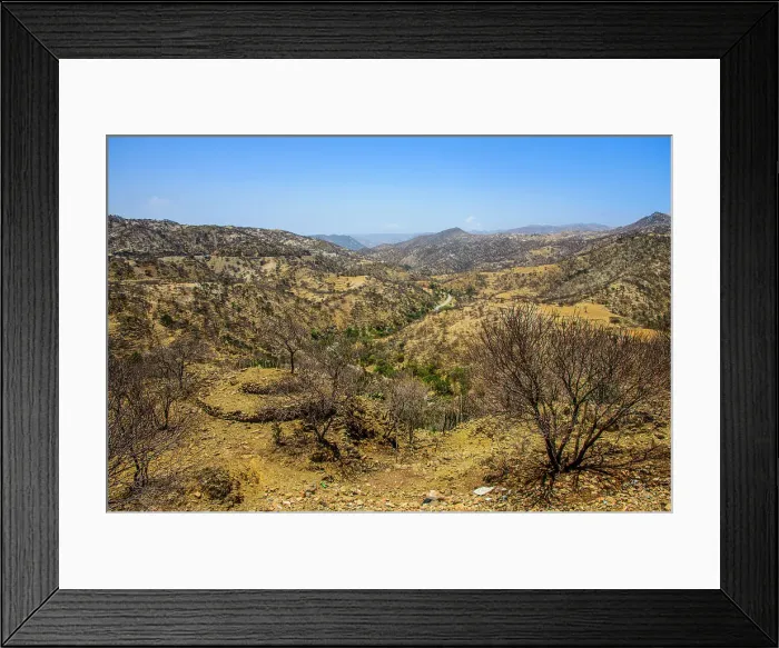 Framed Print : The highlands of Eritrea near Keren, Eritrea, Africa Framed Print : The highlands of Eritrea near Keren, Eritrea, Africa