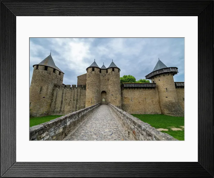 Framed Print : Cite de Carcassonne citadel, UNESCO World Heritage Site, Carcassonne, Aude, Occitania, France, Europe Framed Print : Cite de Carcassonne citadel, UNESCO World Heritage Site, Carcassonne, Aude, Occitania, France, Europe