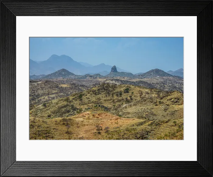 Framed Print : The highlands of Eritrea near Keren, Eritrea, Africa Framed Print : The highlands of Eritrea near Keren, Eritrea, Africa