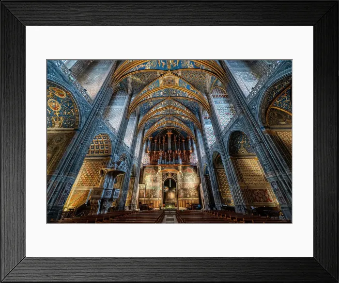 Framed Print : Interior of the Cathedral Sainte-Cecile, UNESCO World Heritage Site, Albi, Midi-Pyrenees, France, Europe Framed Print : Interior of the Cathedral Sainte-Cecile, UNESCO World Heritage Site, Albi, Midi-Pyrenees, France, Europe