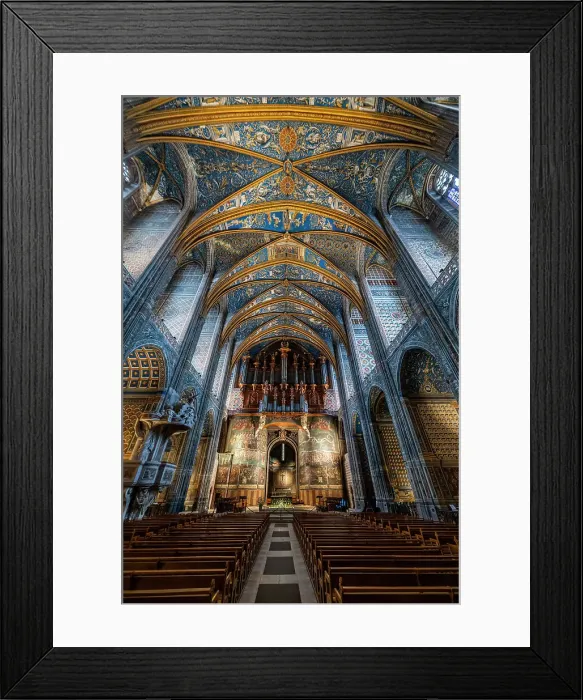 Framed Print : Interior of the Cathedral Sainte-Cecile, UNESCO World Heritage Site, Albi, Midi-Pyrenees, France, Europe Framed Print : Interior of the Cathedral Sainte-Cecile, UNESCO World Heritage Site, Albi, Midi-Pyrenees, France, Europe