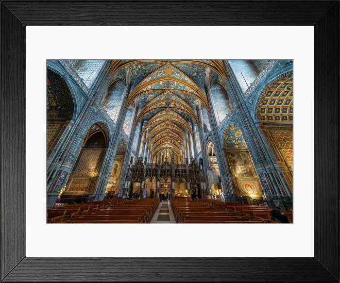 Framed Print : Interior of the Cathedral Sainte-Cecile, UNESCO World Heritage Site, Albi, Midi-Pyrenees, France, Europe Framed Print : Interior of the Cathedral Sainte-Cecile, UNESCO World Heritage Site, Albi, Midi-Pyrenees, France, Europe