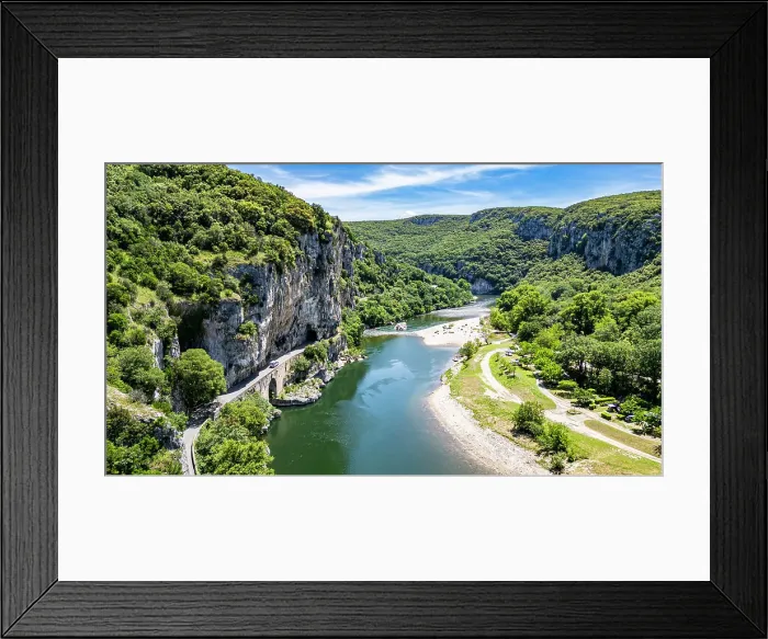 Framed Print : Aerial of the Ardeche Gorge (Gorges de l'Ardeche), Ardeche, Auvergne-Rhone-Alpes, France, Europe Framed Print : Aerial of the Ardeche Gorge (Gorges de l'Ardeche), Ardeche, Auvergne-Rhone-Alpes, France, Europe