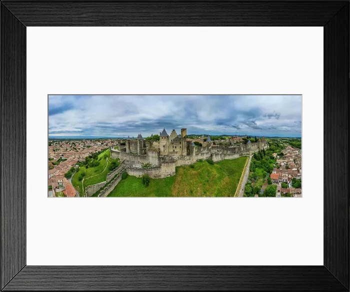 Framed Print : Aerial of the Cite de Carcassonne citadel, UNESCO World Heritage Site, Carcassonne, Aude, Occitania, France, Europe Framed Print : Aerial of the Cite de Carcassonne citadel, UNESCO World Heritage Site, Carcassonne, Aude, Occitania, France, Europe