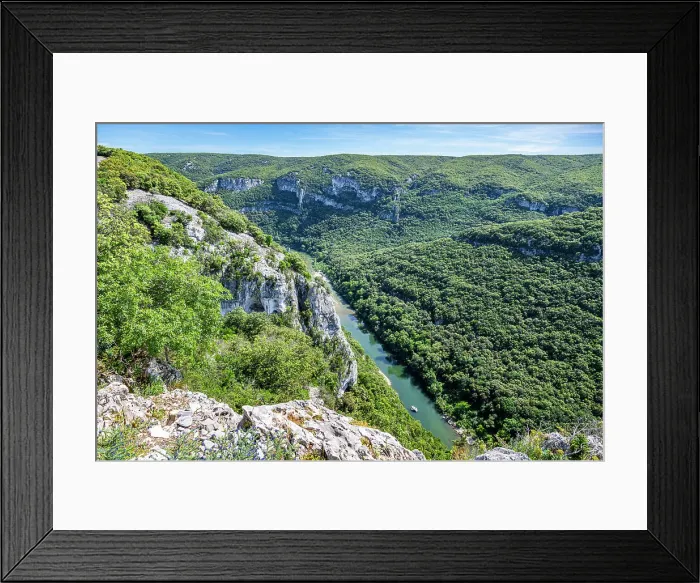 Framed Print : Aerial of the Ardeche Gorge (Gorges de l'Ardeche), Ardeche, Auvergne-Rhone-Alpes, France, Europe Framed Print : Aerial of the Ardeche Gorge (Gorges de l'Ardeche), Ardeche, Auvergne-Rhone-Alpes, France, Europe