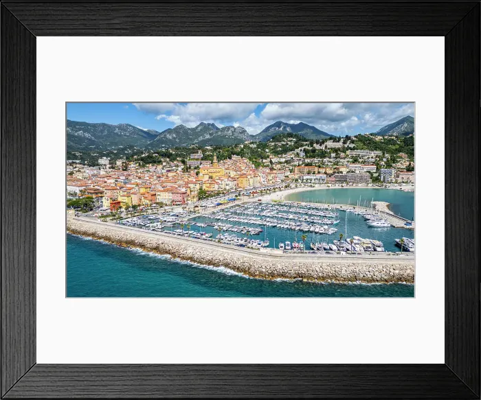 Framed Print : Aerial of the seaside town of Menton, Alpes Maritimes, Provence-Alpes-Cote d'Azur, French Riviera, France, Europe Framed Print : Aerial of the seaside town of Menton, Alpes Maritimes, Provence-Alpes-Cote d'Azur, French Riviera, France, Europe