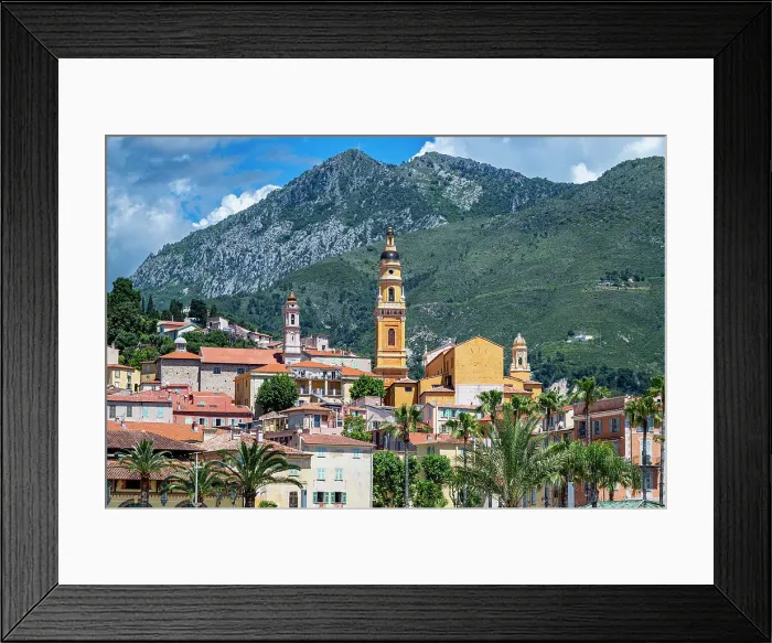 Framed Print : Seaside town of Menton, Alpes Maritimes, Provence-Alpes-Cote d'Azur, French Riviera, France, Europe Framed Print : Seaside town of Menton, Alpes Maritimes, Provence-Alpes-Cote d'Azur, French Riviera, France, Europe
