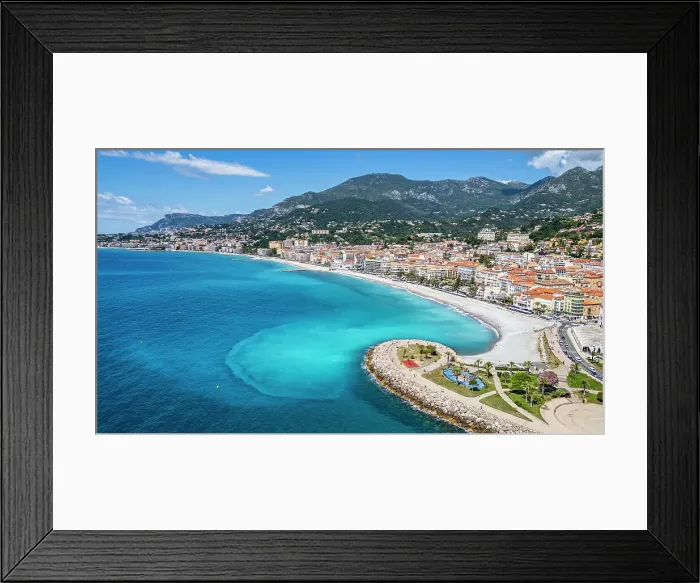 Framed Print : Aerial of the seaside town of Menton, Alpes Maritimes, Provence-Alpes-Cote d'Azur, French Riviera, France, Europe Framed Print : Aerial of the seaside town of Menton, Alpes Maritimes, Provence-Alpes-Cote d'Azur, French Riviera, France, Europe