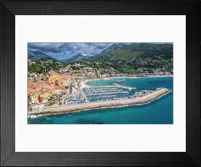 Framed Print : Aerial of the seaside town of Menton, Alpes Maritimes, Provence-Alpes-Cote d'Azur, French Riviera, France, Europe Framed Print : Aerial of the seaside town of Menton, Alpes Maritimes, Provence-Alpes-Cote d'Azur, French Riviera, France, Europe