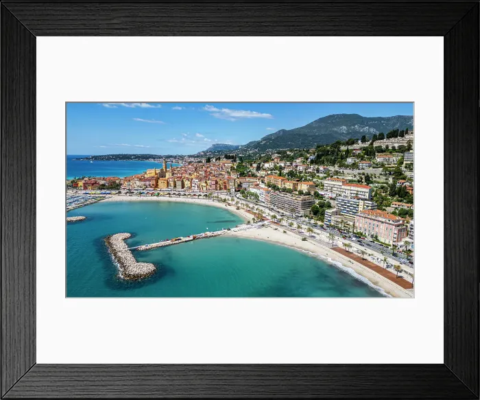 Framed Print : Aerial of the seaside town of Menton, Alpes Maritimes, Provence-Alpes-Cote d'Azur, French Riviera, France, Europe Framed Print : Aerial of the seaside town of Menton, Alpes Maritimes, Provence-Alpes-Cote d'Azur, French Riviera, France, Europe
