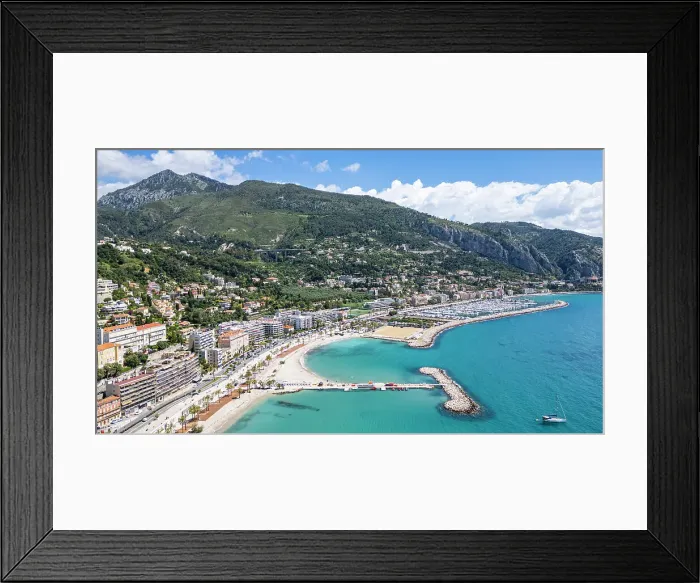 Framed Print : Aerial of the seaside town of Menton, Alpes Maritimes, Provence-Alpes-Cote d'Azur, French Riviera, France, Europe Framed Print : Aerial of the seaside town of Menton, Alpes Maritimes, Provence-Alpes-Cote d'Azur, French Riviera, France, Europe