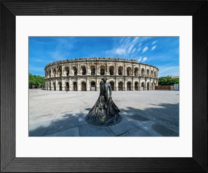 Framed Print : Roman amphitheatre, Nimes, Gard, Occitania, France, Europe Framed Print : Roman amphitheatre, Nimes, Gard, Occitania, France, Europe