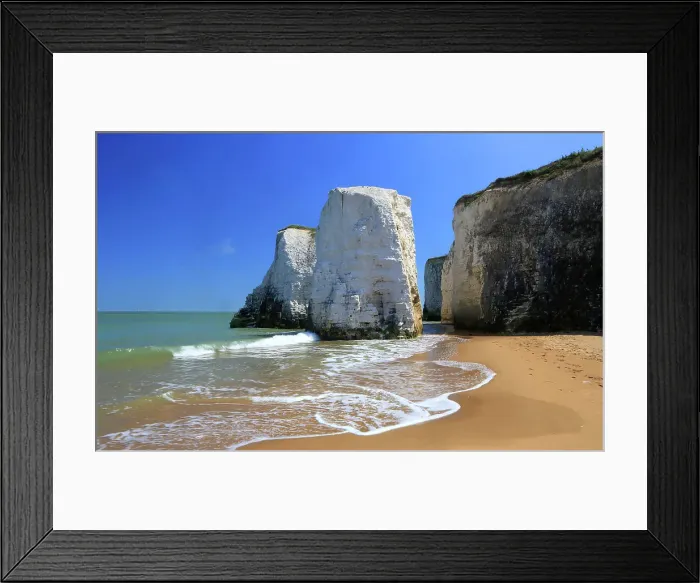 Framed Print : Chalk stacks and cliffs, Botany Bay, near Margate, Kent, England, United Kingdom, Europe Framed Print : Chalk stacks and cliffs, Botany Bay, near Margate, Kent, England, United Kingdom, Europe