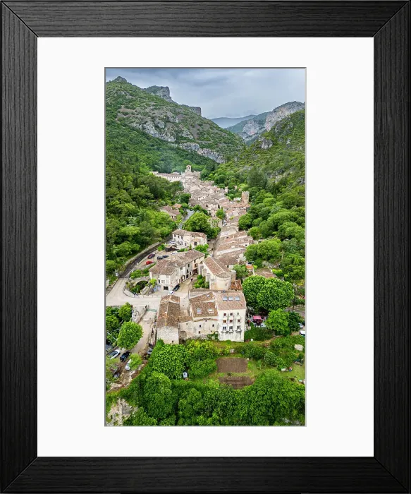 Framed Print : Saint-Guilhem-le-Desert, UNESCO World Heritage Site, Camino de Santiago, Herault, Occitanie, France, Europe Framed Print : Saint-Guilhem-le-Desert, UNESCO World Heritage Site, Camino de Santiago, Herault, Occitanie, France, Europe