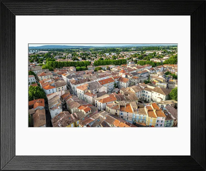 Framed Print : Aerial of Orange, Vaucluse, Provence-Alpes-Cote d'Azur, France, Europe Framed Print : Aerial of Orange, Vaucluse, Provence-Alpes-Cote d'Azur, France, Europe