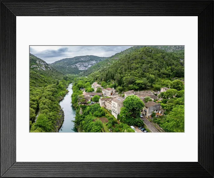 Framed Print : Saint-Guilhem-le-Desert, UNESCO World Heritage Site, Camino de Santiago, Herault, Occitanie, France, Europe Framed Print : Saint-Guilhem-le-Desert, UNESCO World Heritage Site, Camino de Santiago, Herault, Occitanie, France, Europe