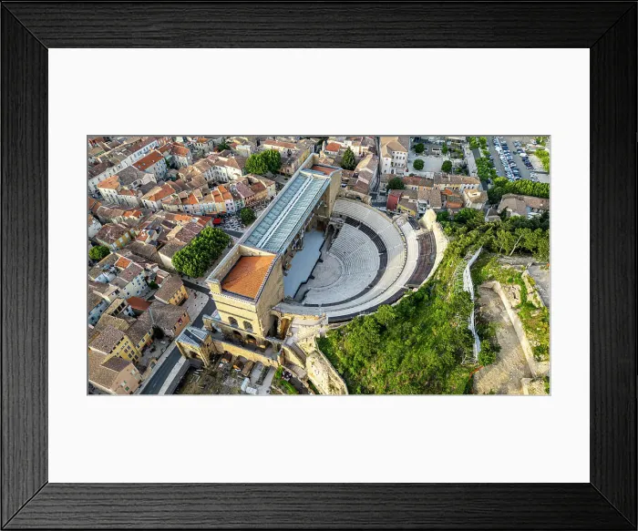 Framed Print : Aerial of the Roman Amphitheatre, UNESCO World Heritage Site, Orange, Vaucluse, Provence-Alpes-Cote d'Azur, France, Europe Framed Print : Aerial of the Roman Amphitheatre, UNESCO World Heritage Site, Orange, Vaucluse, Provence-Alpes-Cote d'Azur, France, Europe