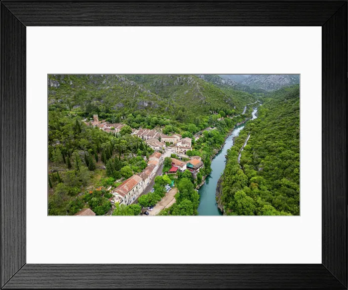 Framed Print : Saint-Guilhem-le-Desert, UNESCO World Heritage Site, Camino de Santiago, Herault, Occitanie, France, Europe Framed Print : Saint-Guilhem-le-Desert, UNESCO World Heritage Site, Camino de Santiago, Herault, Occitanie, France, Europe