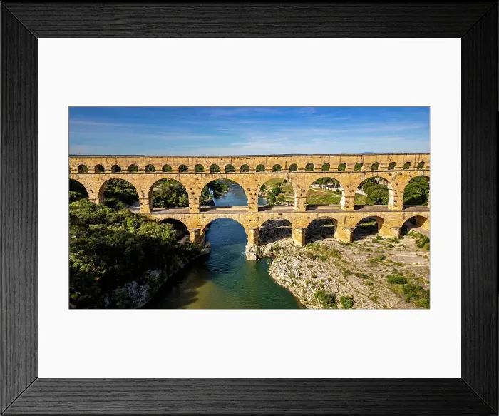 Framed Print : The Pont du Gard, a Roman aqueduct, UNESCO World Heritage Site, Vers-Pont-du-Guard, Occitanie, France, Europe Framed Print : The Pont du Gard, a Roman aqueduct, UNESCO World Heritage Site, Vers-Pont-du-Guard, Occitanie, France, Europe