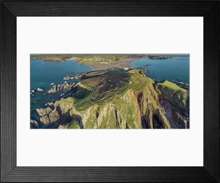 Framed Print : An aerial view of Burgh Island, Bigbury, and the estuary of the River Avon, on the south coast of Devon, England, United Kingdom, Europe Framed Print : An aerial view of Burgh Island, Bigbury, and the estuary of the River Avon, on the south coast of Devon, England, United Kingdom, Europe