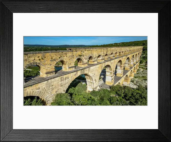 Framed Print : The Pont du Gard, a Roman aqueduct, UNESCO World Heritage Site, Vers-Pont-du-Guard, Occitanie, France, Europe Framed Print : The Pont du Gard, a Roman aqueduct, UNESCO World Heritage Site, Vers-Pont-du-Guard, Occitanie, France, Europe