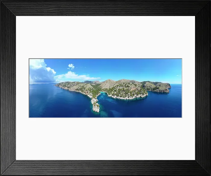 Framed Print : Aerial of the Formentor Peninsula, Mallorca, Balearic islands, Spain, Mediterranean, Europe Framed Print : Aerial of the Formentor Peninsula, Mallorca, Balearic islands, Spain, Mediterranean, Europe