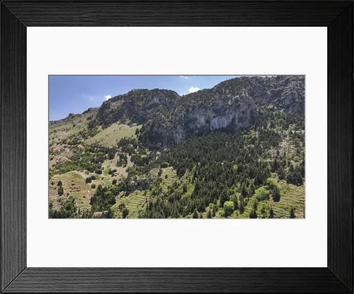 Framed Print : Aerial view of Gorge Sarakina Meskla, Crete, Greek Islands, Greece, Europe Framed Print : Aerial view of Gorge Sarakina Meskla, Crete, Greek Islands, Greece, Europe