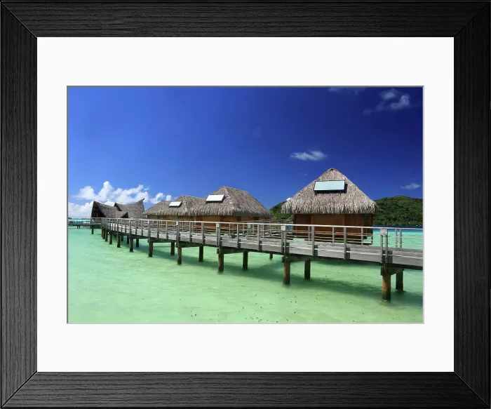 Framed Print : Le Bora Bora by Pearl Resort, Moto Tevairoa island, Bora Bora, French Polynesia, South Pacific, Pacific Framed Print : Le Bora Bora by Pearl Resort, Moto Tevairoa island, Bora Bora, French Polynesia, South Pacific, Pacific