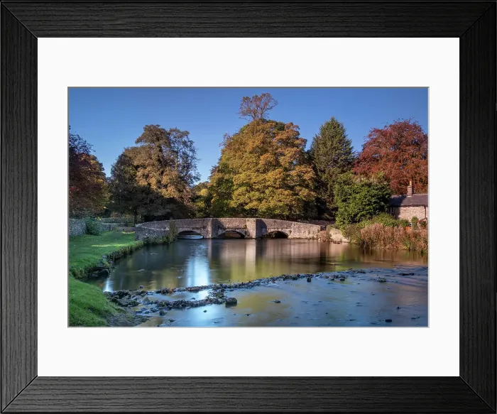 Framed Print : Sheepwash Bridge and the River Wye in autumn, Ashford in the Water, Peak District National Park, Derbyshire, England, United Kingdom, Europe Framed Print : Sheepwash Bridge and the River Wye in autumn, Ashford in the Water, Peak District National Park, Derbyshire, England, United Kingdom, Europe
