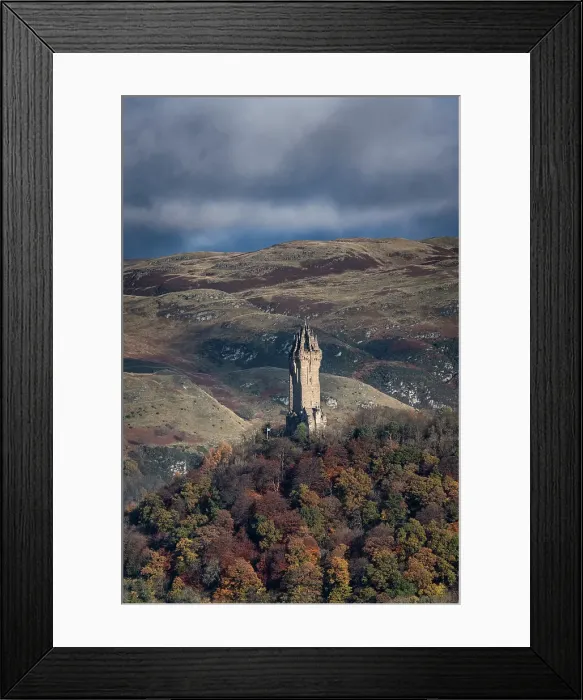 Framed Print : The National Wallace Monument on Abbey Craig backed by the Ochil Hills in autumn, Stirling, Stirlingshire, Scotland, United Kingdom, Europe Framed Print : The National Wallace Monument on Abbey Craig backed by the Ochil Hills in autumn, Stirling, Stirlingshire, Scotland, United Kingdom, Europe