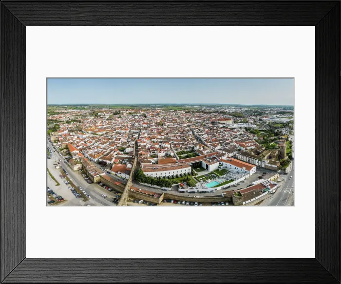 Framed Print : Aerial drone panoramic view of the historic Centre of Evora, a city with roots in Roman times, with its golden age in the 15th century when the residence of the Portuguese kings, Evora, Alentejo, Portugal, Europe Framed Print : Aerial drone panoramic view of the historic Centre of Evora, a city with roots in Roman times, with its golden age in the 15th century when the residence of the Portuguese kings, Evora, Alentejo, Portugal, Europe