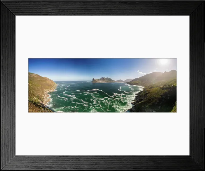 Framed Print : Aerial panoramic view of Hout Bay, a seaside suburb of Cape Town in a valley on the Atlantic seaboard of the Cape Peninsula, Western Cape province, South Africa, Africa Framed Print : Aerial panoramic view of Hout Bay, a seaside suburb of Cape Town in a valley on the Atlantic seaboard of the Cape Peninsula, Western Cape province, South Africa, Africa