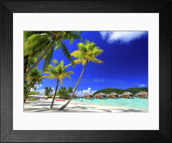 Framed Print : Le Bora Bora by Pearl Resort, Moto Tevairoa island, Bora Bora, French Polynesia, South Pacific, Pacific Framed Print : Le Bora Bora by Pearl Resort, Moto Tevairoa island, Bora Bora, French Polynesia, South Pacific, Pacific