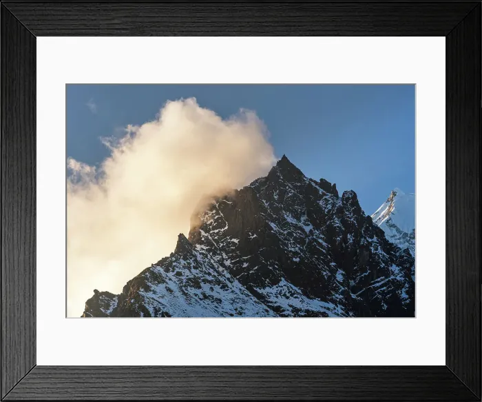 Framed Print : Rugged snowy mountain massif of Langtang Lirung, Lang Tang Valley Trek, Himalayas, Nepal, Asia Framed Print : Rugged snowy mountain massif of Langtang Lirung, Lang Tang Valley Trek, Himalayas, Nepal, Asia