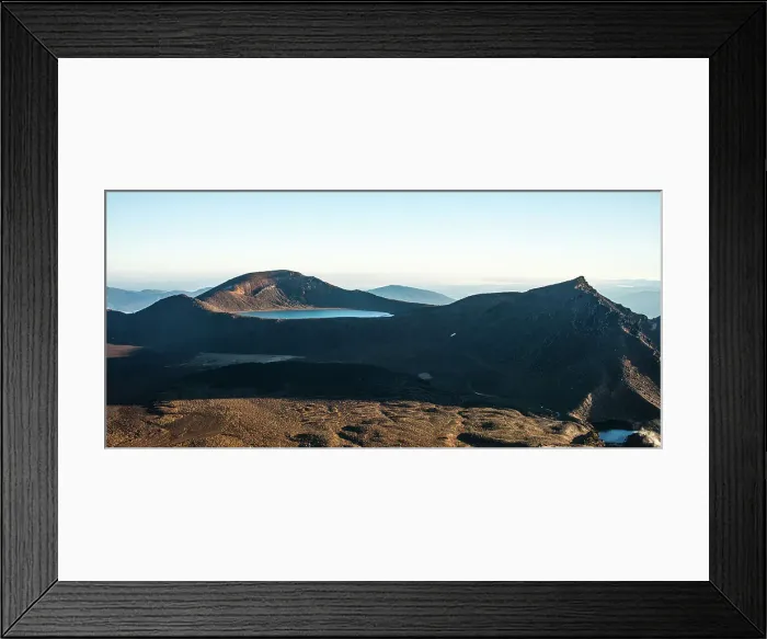 Framed Print : Panoramic view, crater of Blue Lake and Tongariro Volcano at sunrise, Tongariro National Park, UNESCO World Heritage Site, North Island, New Zealand, Pacific Framed Print : Panoramic view, crater of Blue Lake and Tongariro Volcano at sunrise, Tongariro National Park, UNESCO World Heritage Site, North Island, New Zealand, Pacific