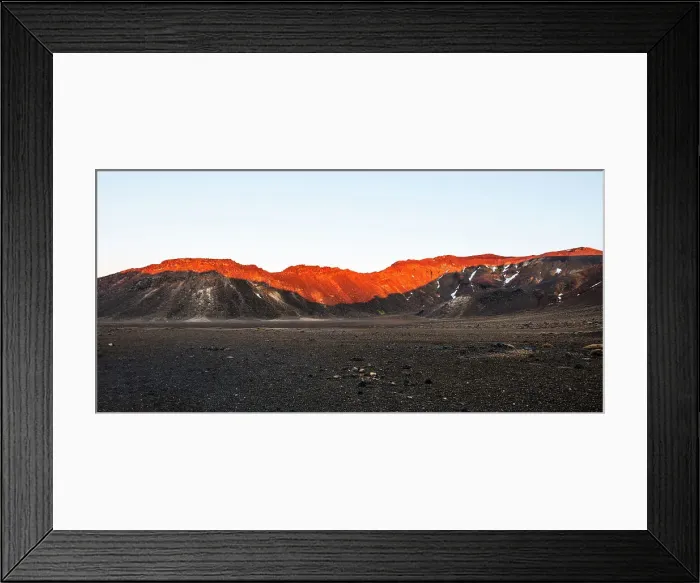 Framed Print : Walls of Tongariro Volcano lit by red sunrise, volcanic plains of New Zealand, Tongariro National Park, UNESCO World Heritage Site, North Island, New Zealand, Pacific Framed Print : Walls of Tongariro Volcano lit by red sunrise, volcanic plains of New Zealand, Tongariro National Park, UNESCO World Heritage Site, North Island, New Zealand, Pacific