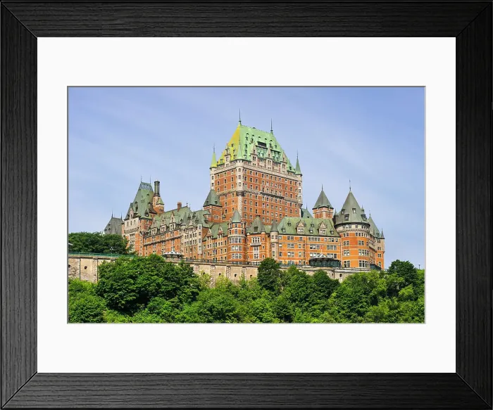 Framed Print : Chateau Frontenac, Quebec City, UNESCO World Heritage Site, Province of Quebec, Canada, North America Framed Print : Chateau Frontenac, Quebec City, UNESCO World Heritage Site, Province of Quebec, Canada, North America