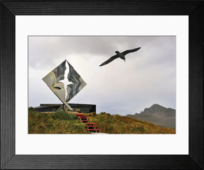 Framed Print : Monument in memory of departed sailors, Horn island, Tierra del Fuego, Patagonia, Chile, South America Framed Print : Monument in memory of departed sailors, Horn island, Tierra del Fuego, Patagonia, Chile, South America
